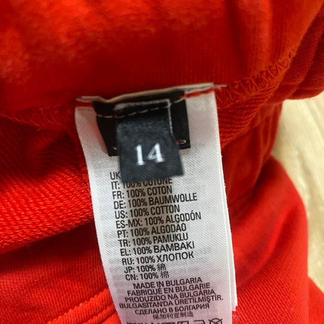 DIESEL ディーゼル　スウェットパンツ 赤・青　14y 140 150