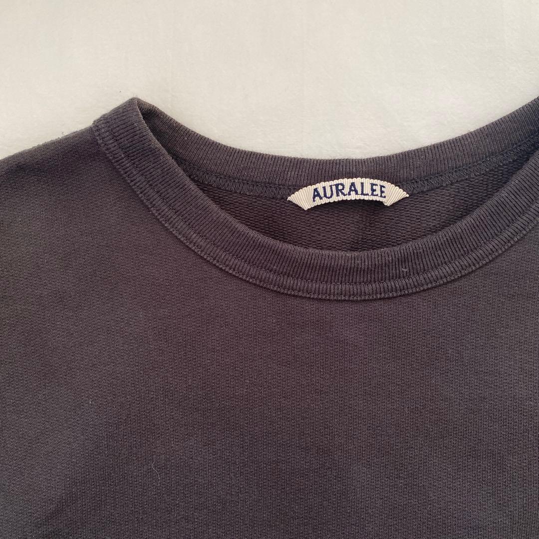 オーラリーAURALEE スウェット　ダークグレー