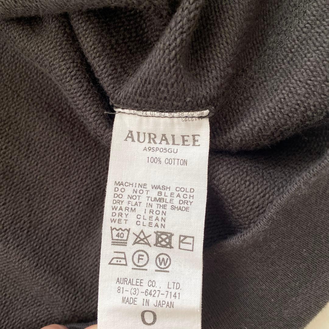 オーラリーAURALEE スウェット　ダークグレー