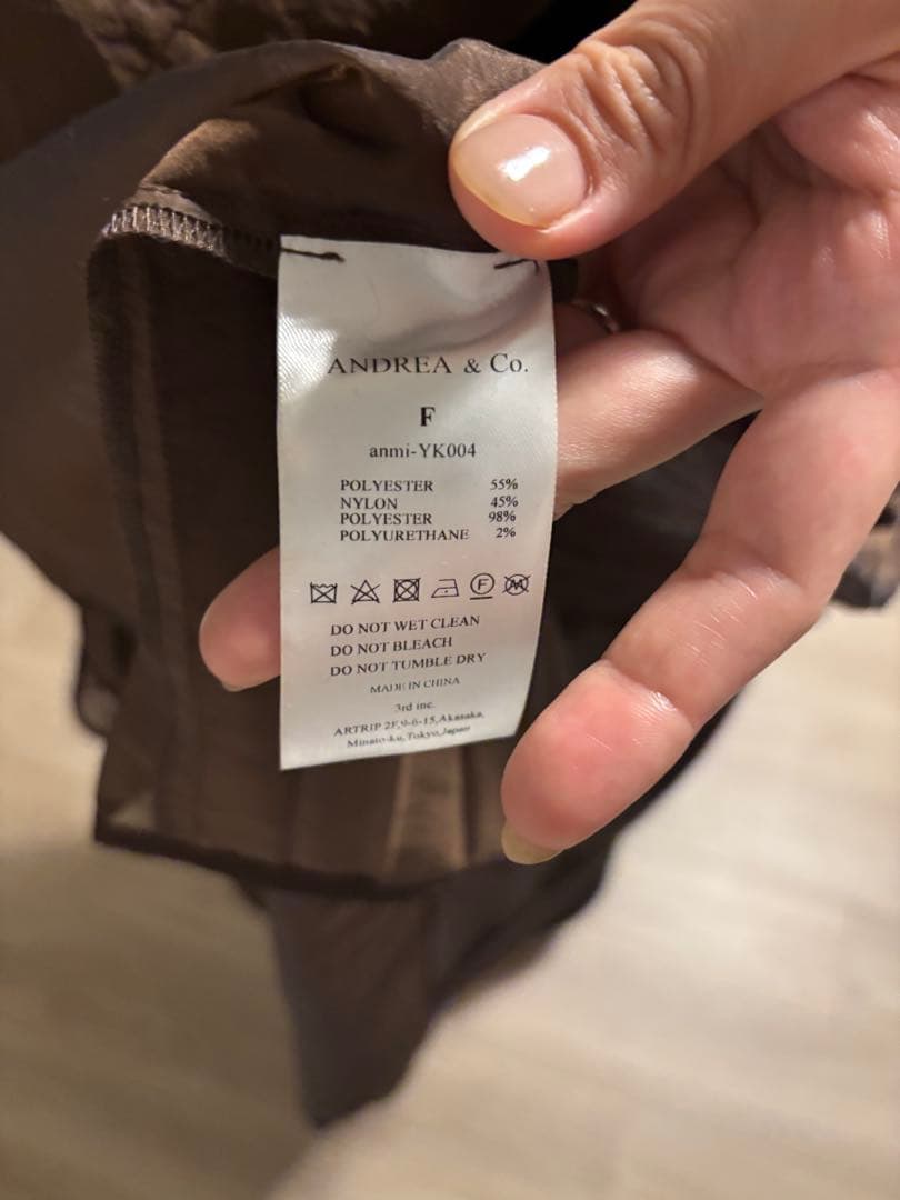 ANDREA&CO. 結婚式　ドレス　二次会