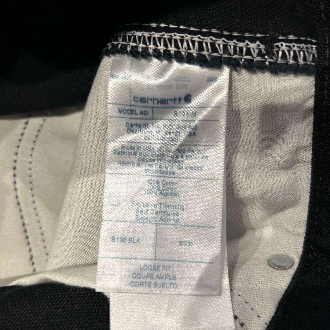 Carhartt　ペインターパンツ　ダブルニー　ブラック
