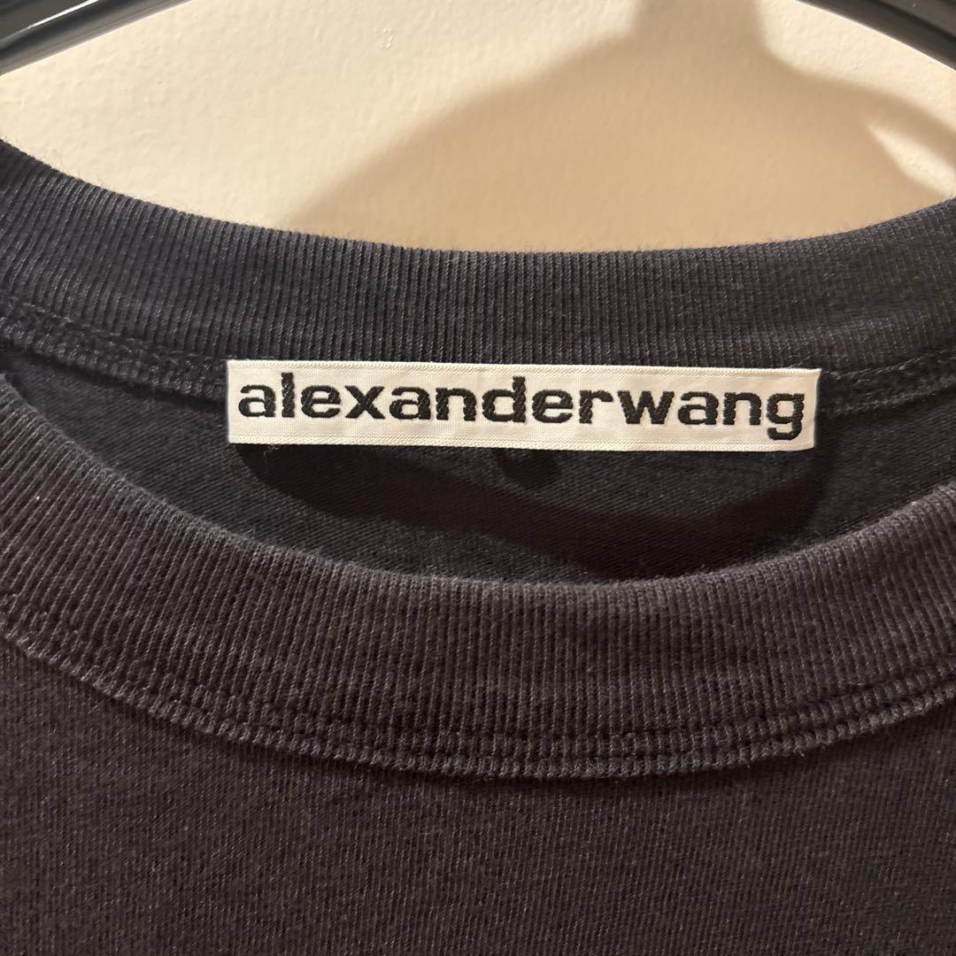 alexanderwang ブラック長袖Tシャツ
