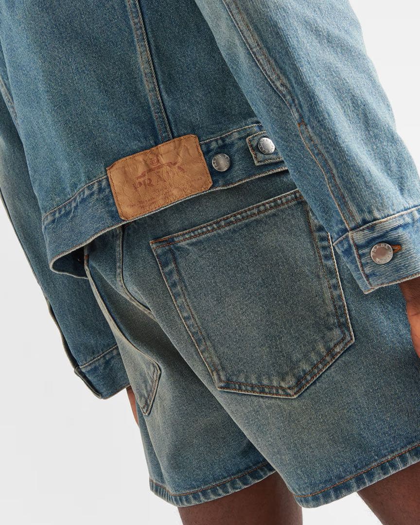 現行品 PRADA Gジャン M メンズ 国内正規品 GEB227