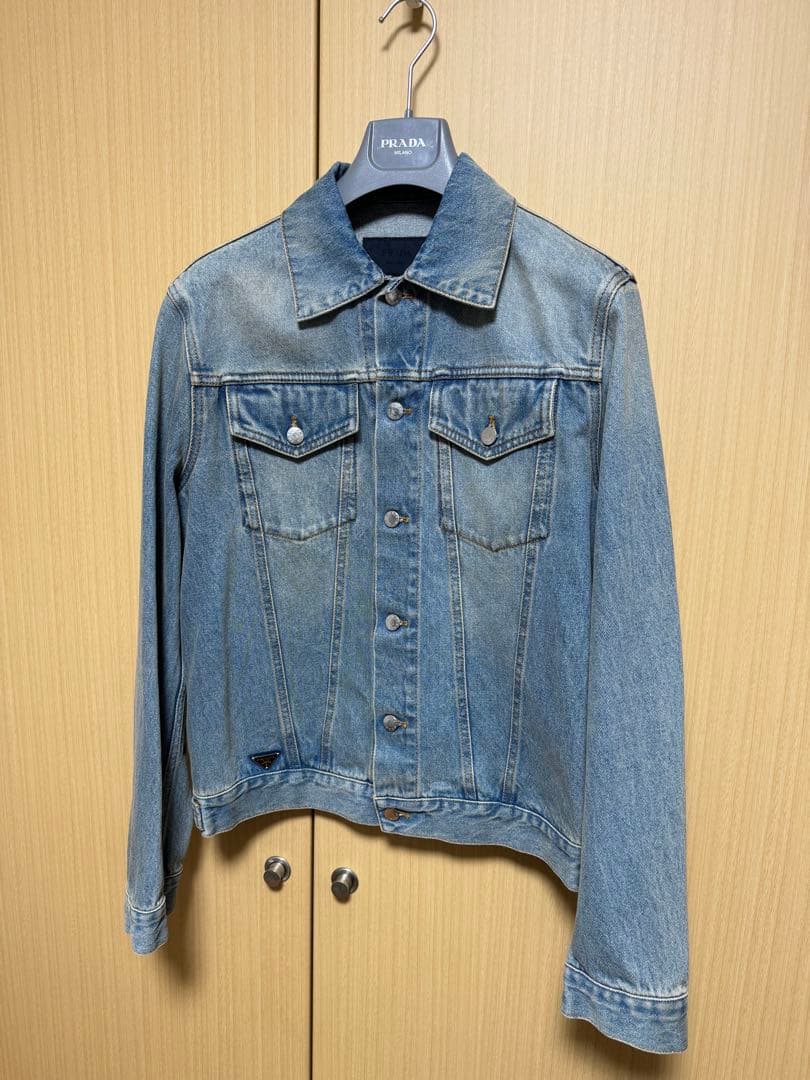 現行品 PRADA Gジャン M メンズ 国内正規品 GEB227