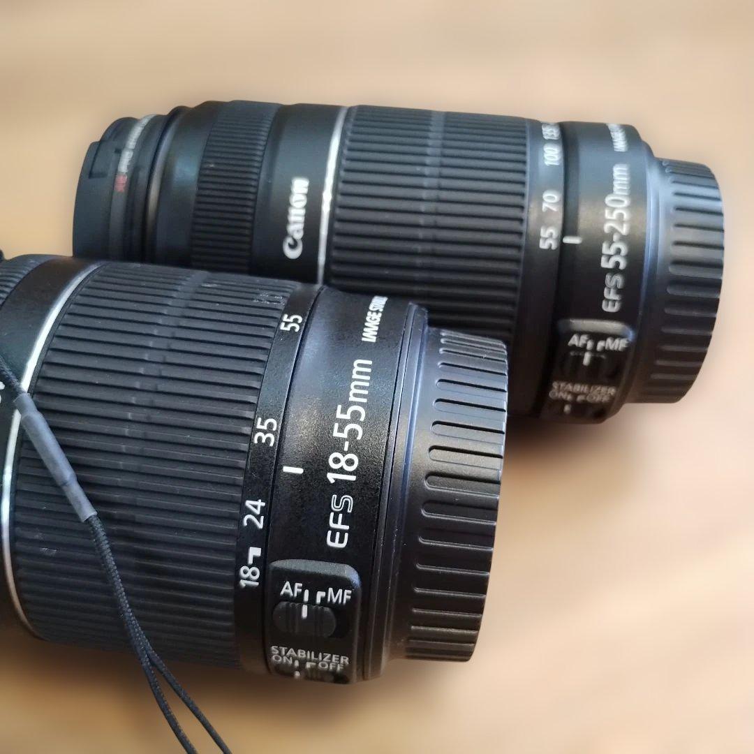 Canon EF-S 18-55mm／55-250mm