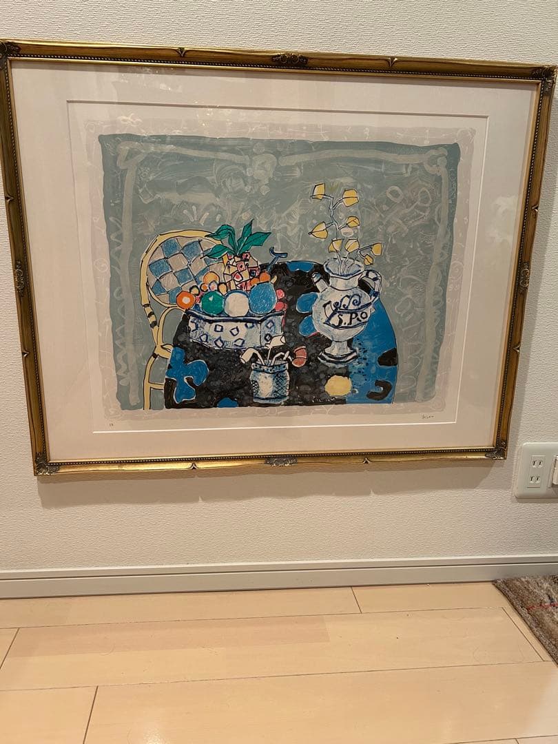 アイズピリ　リトグラフ　静物