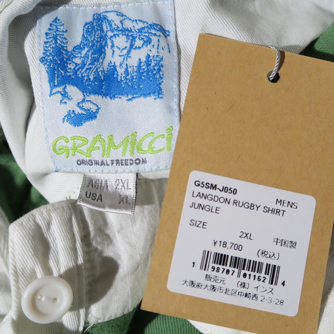 新品 2XL Gramicci LANGDON RUGBY SHIRT