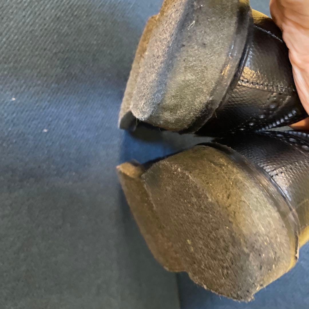 極美品　オールデン　ロングウイングチップ　黒　クレープソール　５ハーフ