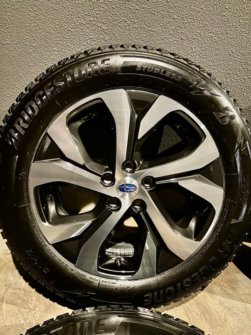 アウトバックBT5純正ホイール+スタッドレス4本セット【12/31まで】