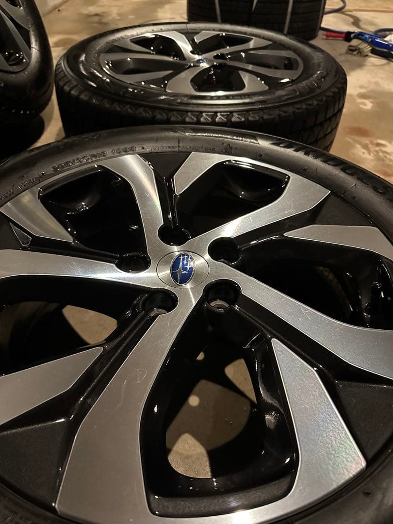 アウトバックBT5純正ホイール+スタッドレス4本セット【12/31まで】