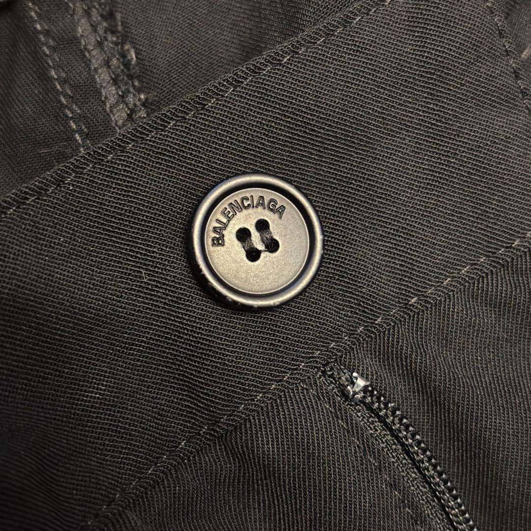 BALENCIAGA staff スラックス パンツ ブラック