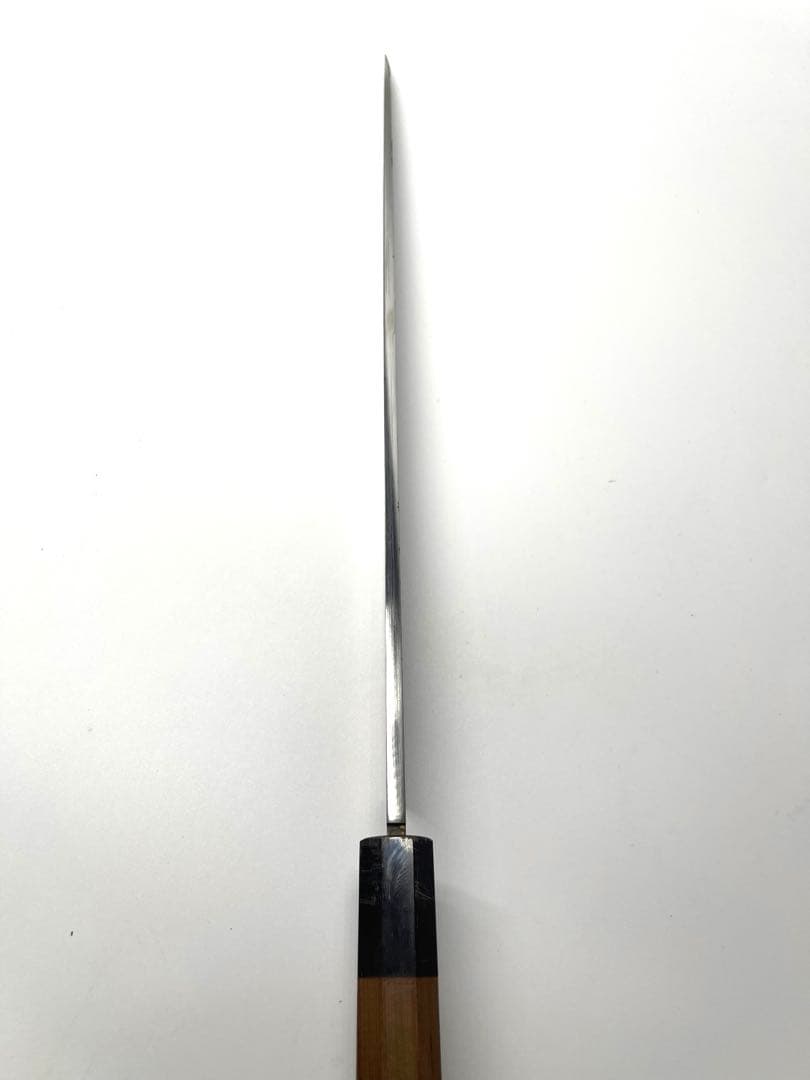 カリメロ　柳刃包丁　墨流し　青鋼　別誂