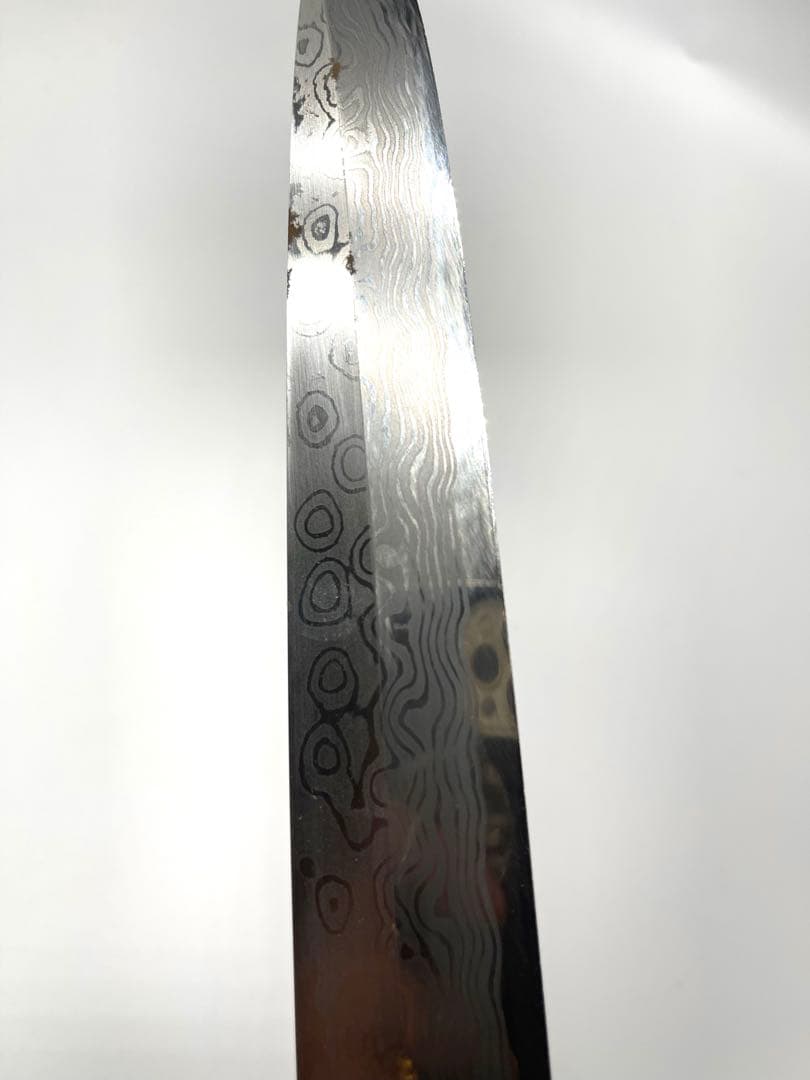 カリメロ　柳刃包丁　墨流し　青鋼　別誂