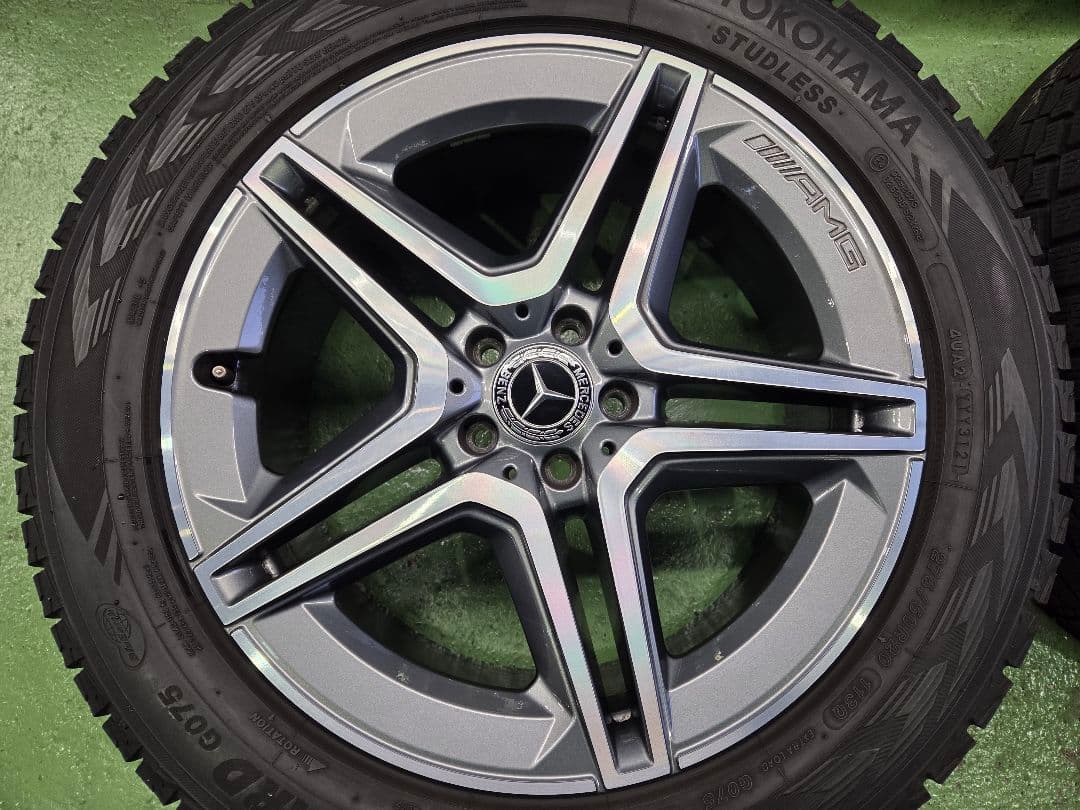 W167ベンツ GLE400dスタッドレスタイヤ AMG20インチ ホイール美品