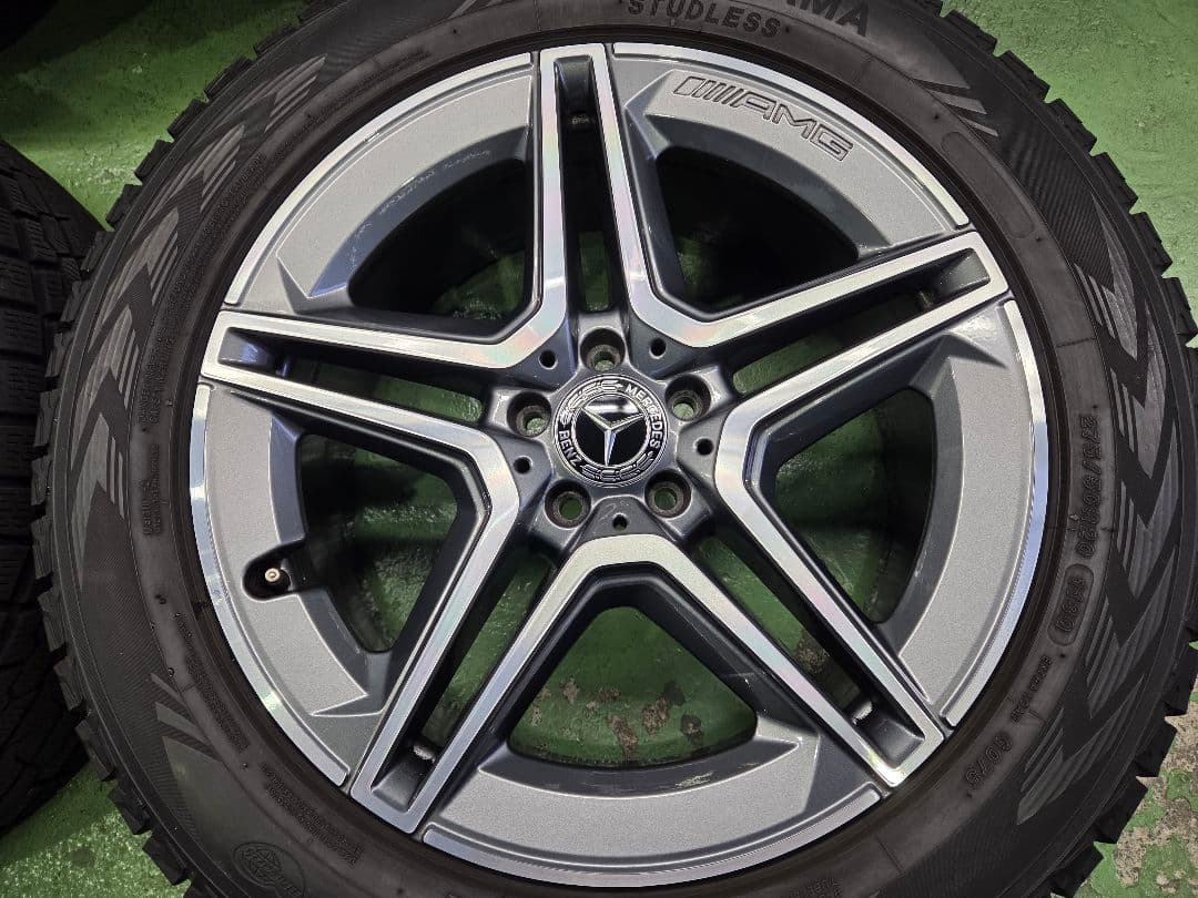 W167ベンツ GLE400dスタッドレスタイヤ AMG20インチ ホイール美品