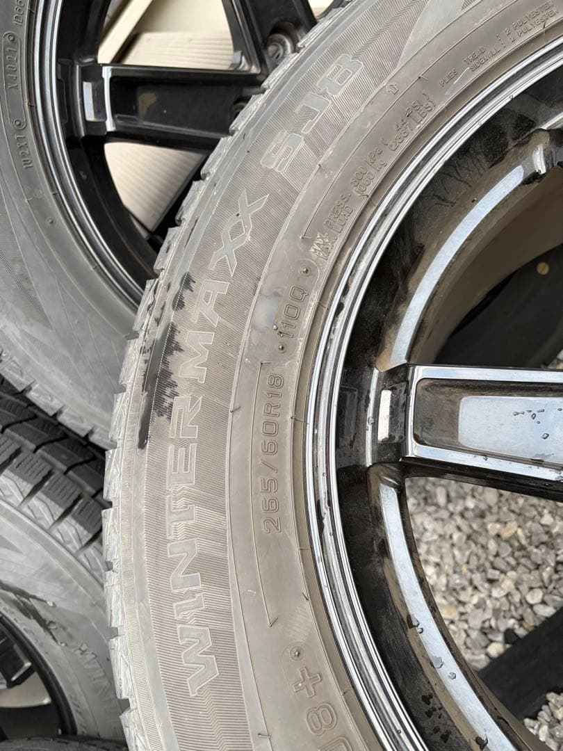 ウィンターマックス SJ8 265/60R18 タイヤアルミセット