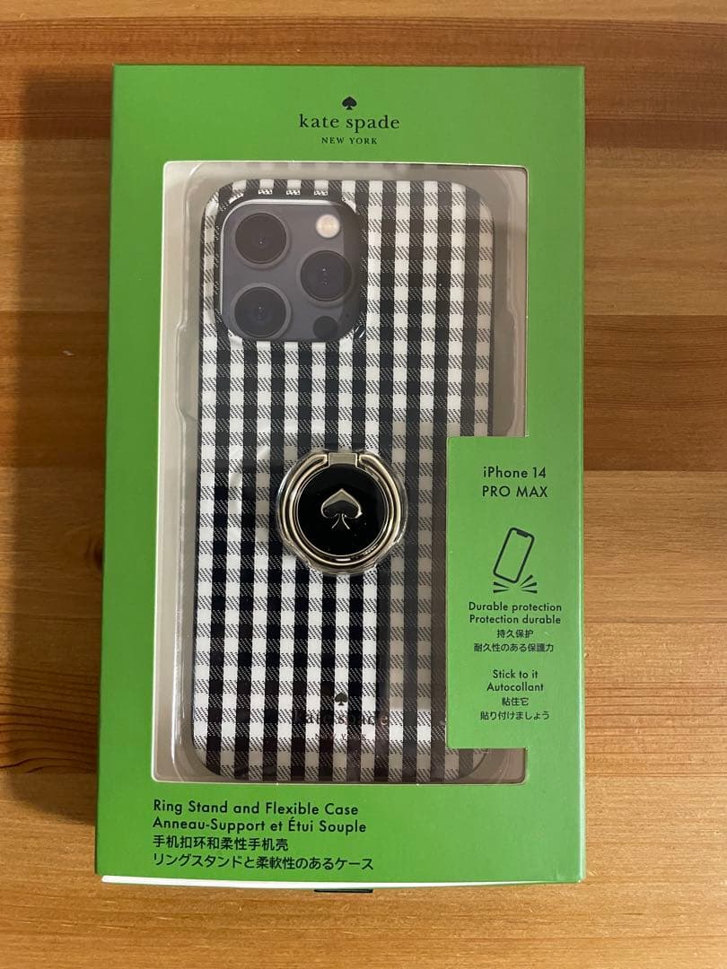 ケイトスペード　jazzy gingham iPhone14 Pro Max新品