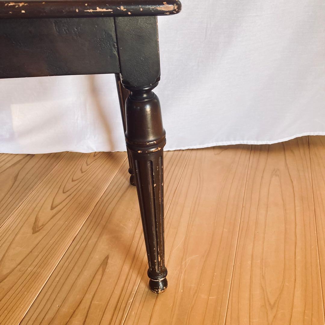 アンティーク　サイドテーブル　ピアノ木製椅子　大正ロマン　台机