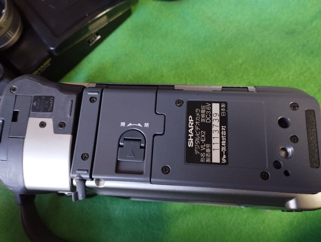 シャープ　miniDV ビデオカメラ VL-EX2 動作良好　付属品多数