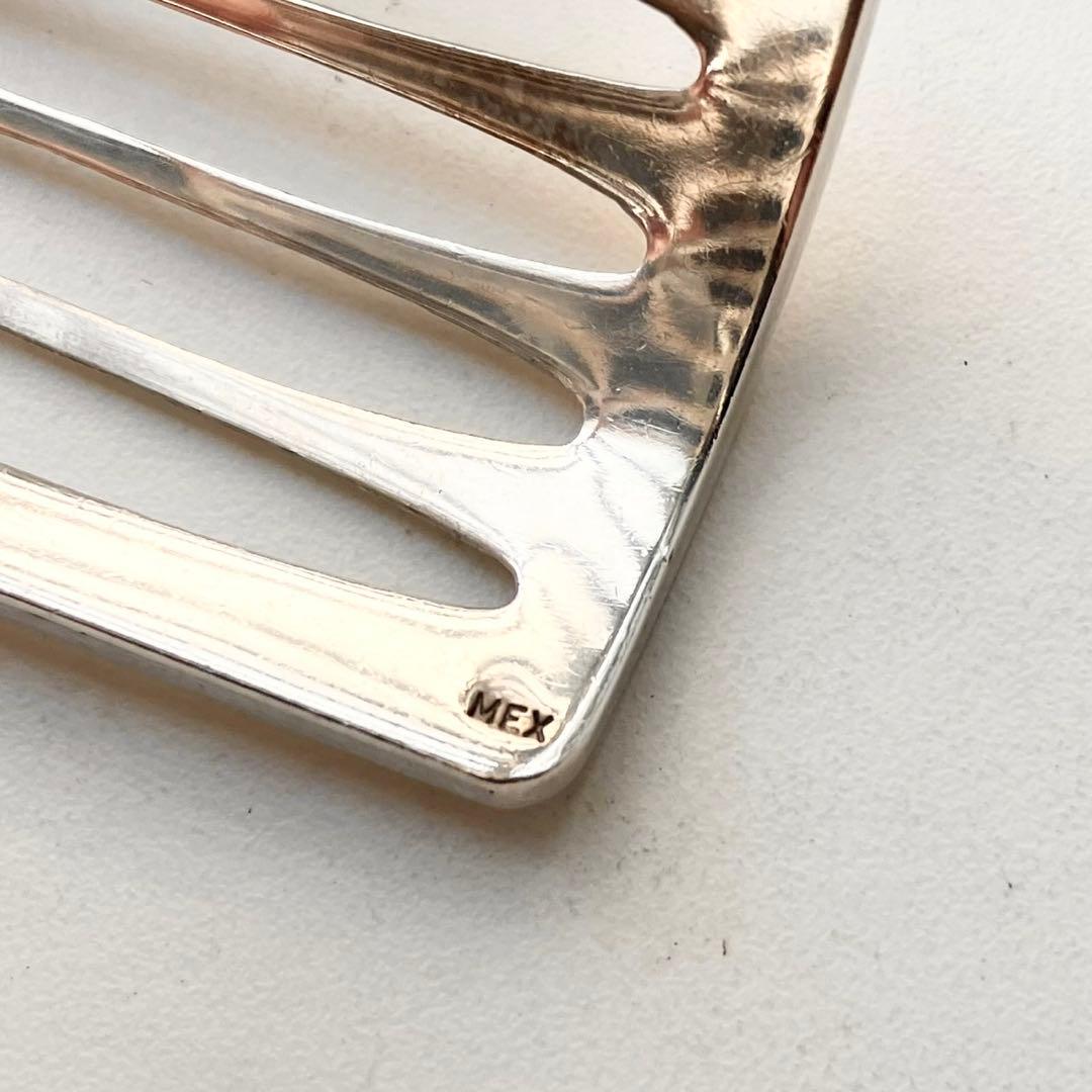 希少 メキシカンジュエリー 鳥かご型 シルバー925 ワイドバングル