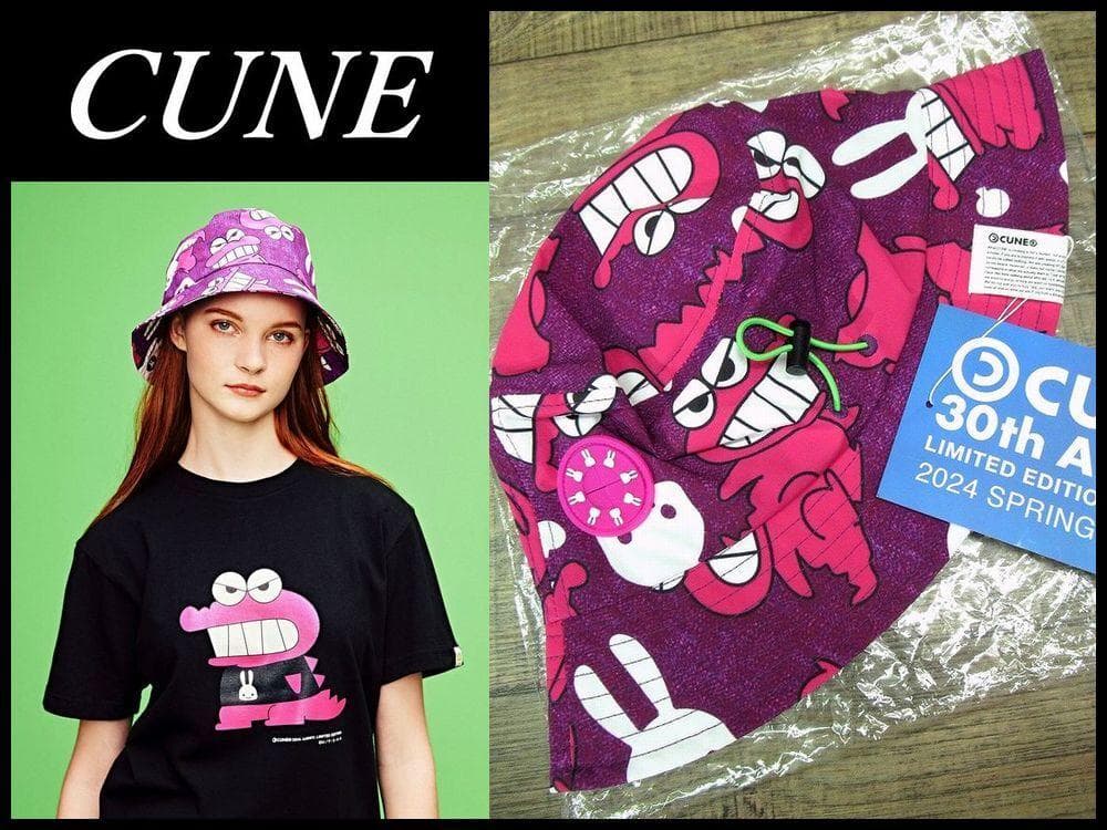 即完売 新品 キューン クレヨンしんちゃん コラボ ワニ山さん バケット ハット