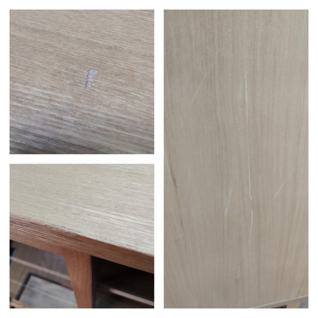 K♢116 無印良品 オーク材 キャビネット 大 ガラス扉