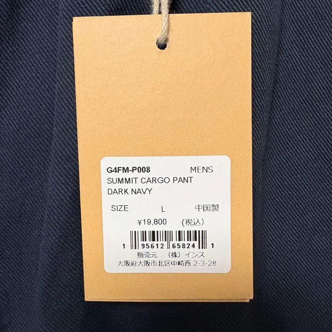 新品 GRAMICCI SUMMITカーゴパンツ アウトドア 紺 L