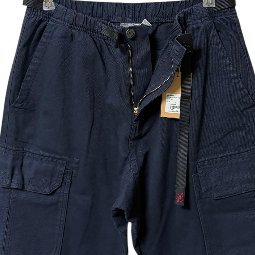 新品 GRAMICCI SUMMITカーゴパンツ アウトドア 紺 L