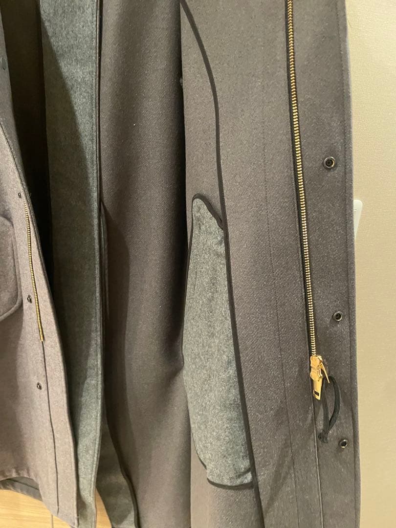 美品 THE RERACS ウールロングモッズコート　アローズ別注