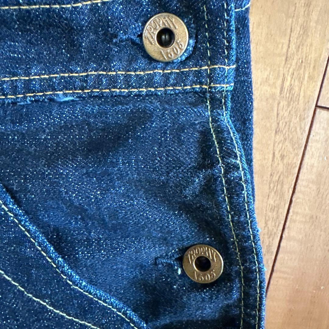 TROPHY CLOTHING ダブルニーオーバーオール1605