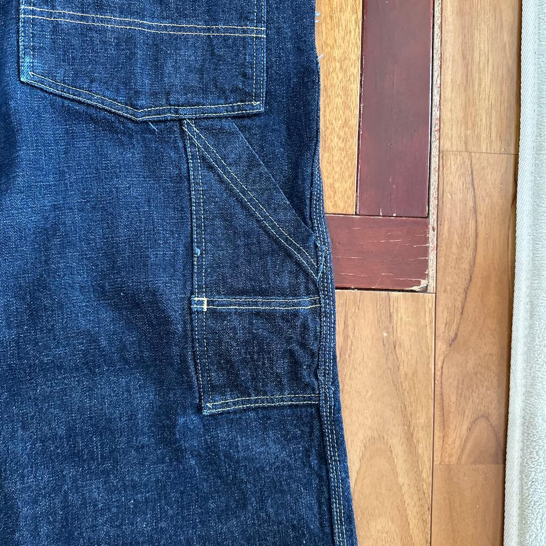 TROPHY CLOTHING ダブルニーオーバーオール1605