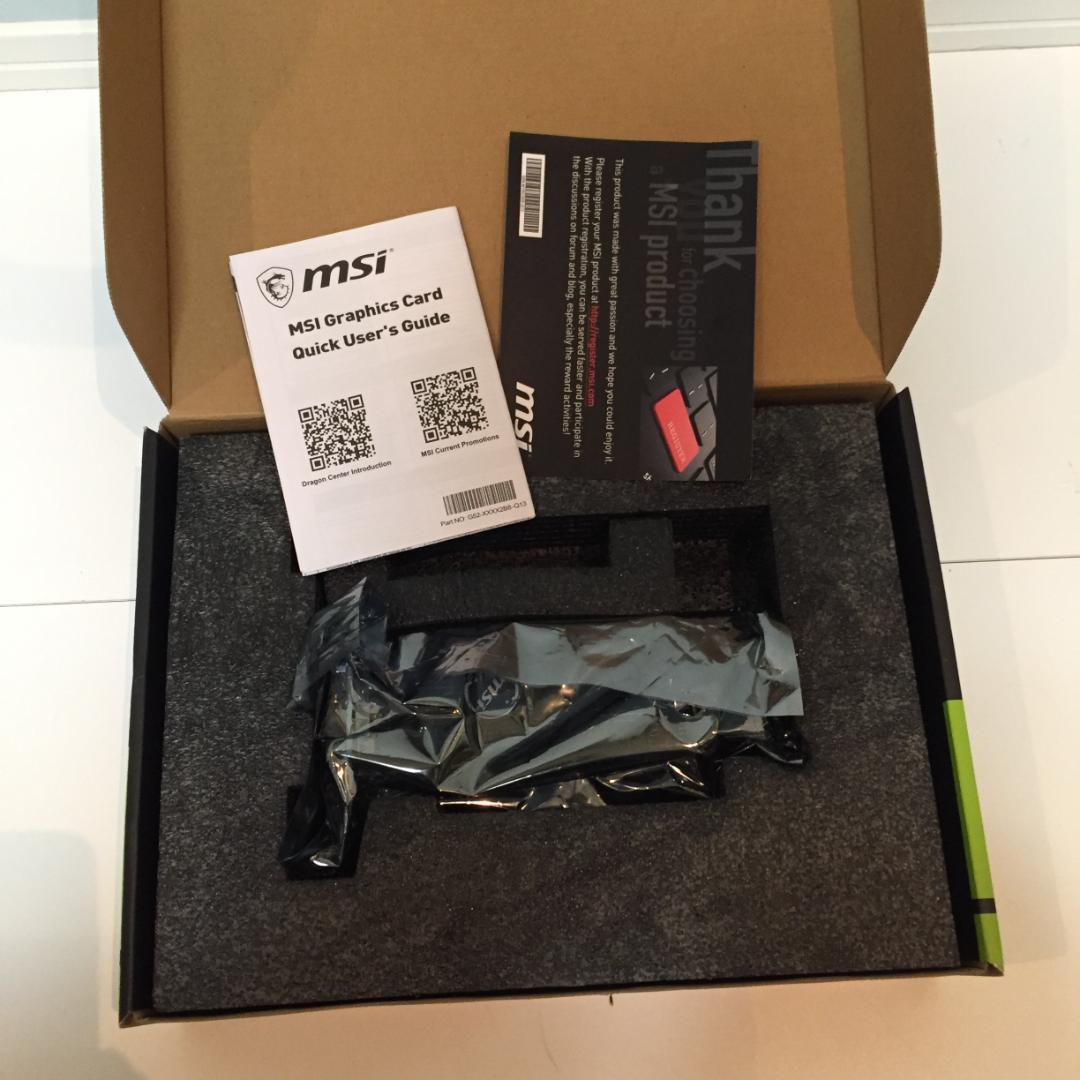 【動作チェック済】MSI Geforce GTX1650LP ビデオカード