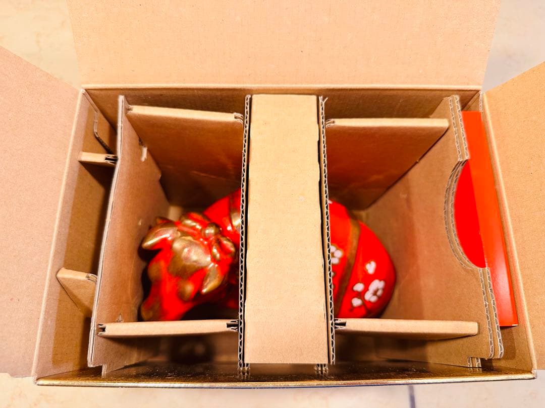 サントリー　ローヤル　干支ボトル　赤　丑