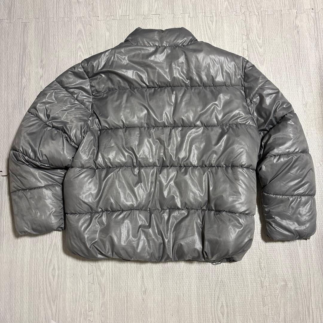 GAP ギャップ パファージャケット プリマロフト 中綿 ダウン シルバーグレー