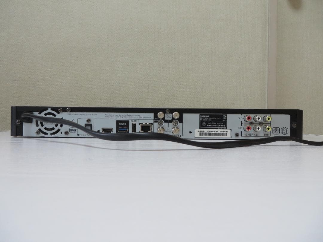 東芝ブルーレイタイムシフトマシーン　BR-T450 2014年製 完動美品