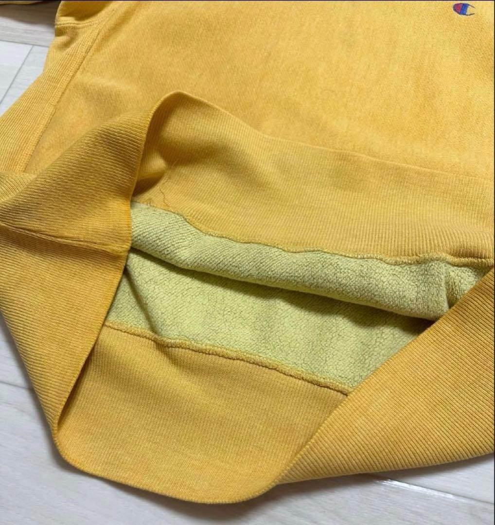 90s champion reverse weave 目有り USA製 イエロー