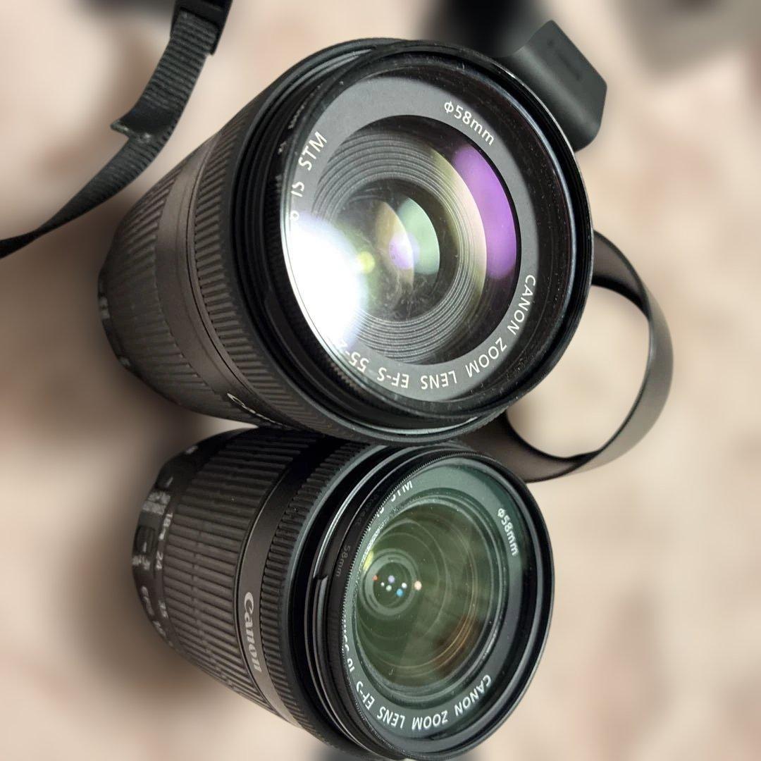 見品！Canon EOS 80D デジタル一眼レフカメラ　ダブルレンズキット