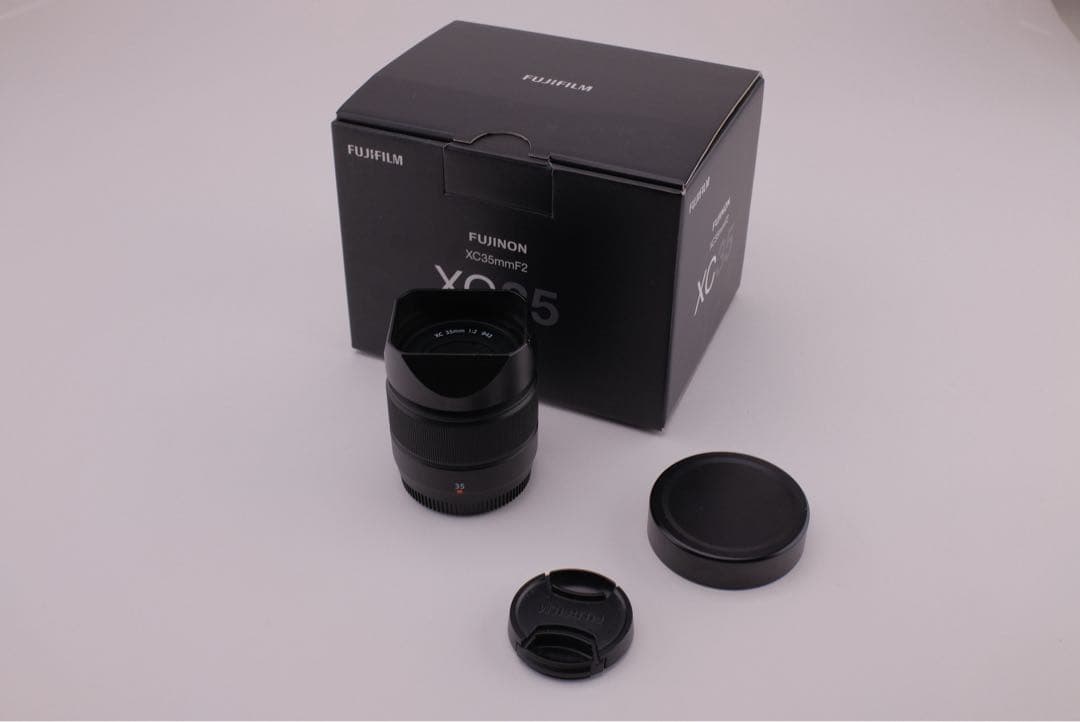 fujifilm xc-35 35mm 単焦点レンズ レンズフード付き