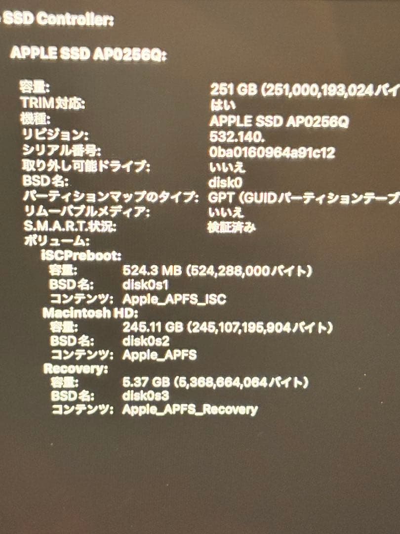 MacBook本体 MacBook Air M1 8G/256GB