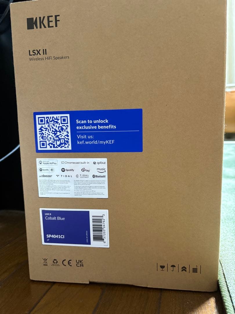 【新品 未開梱】KEF LSXII BLUE [ハイレゾ /Wi-Fi]