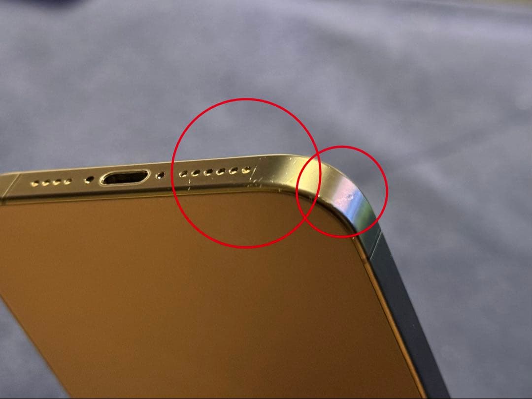 iPhone15ProMax ブラックチタニウム 純正フレーム 背面ガラス