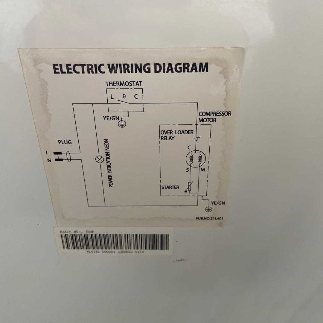 NORFROST 冷凍庫 JH140CR 140L