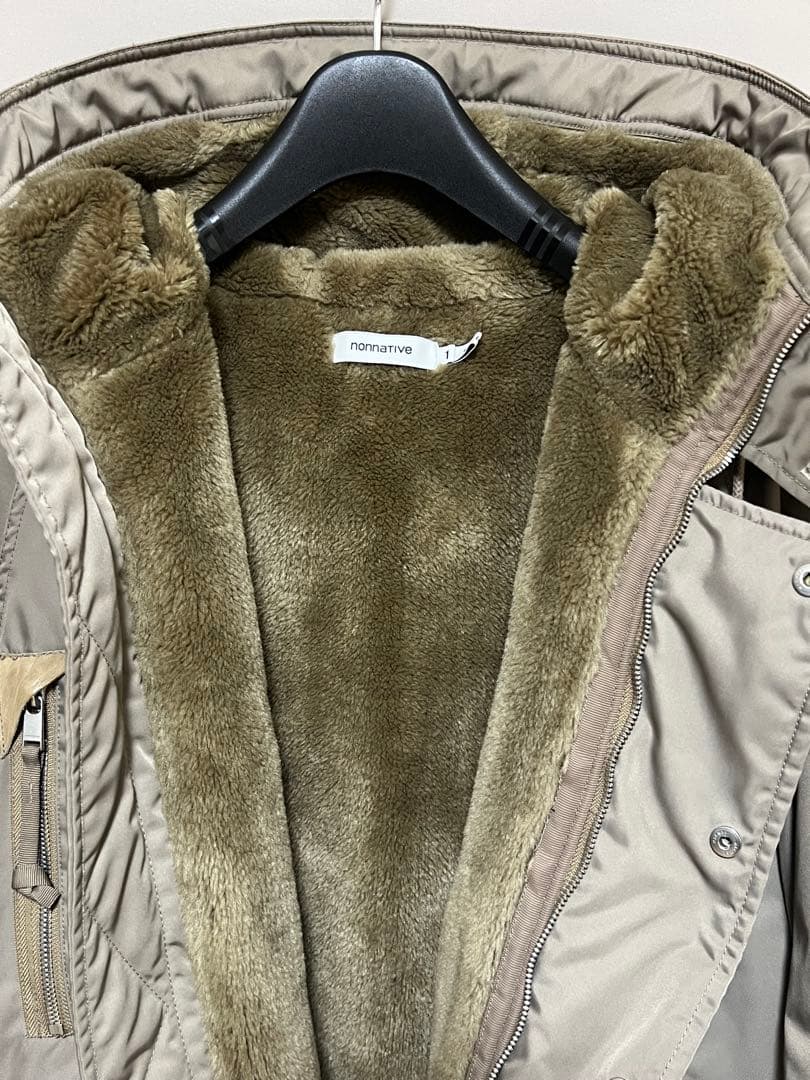 ジャケット・アウター nonnative / TROOPER HOODED BOA COAT