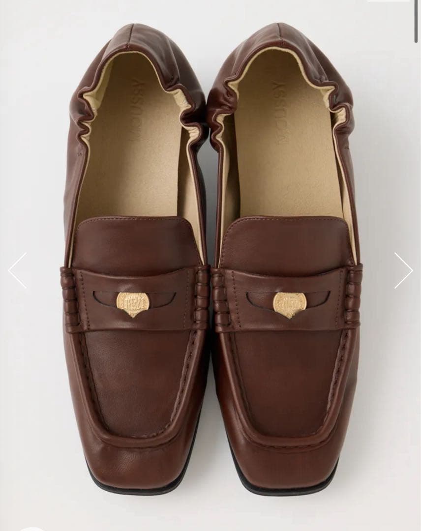 【中町綾着用ローファー】MOUSSY SQUARE TOE LOAFER M