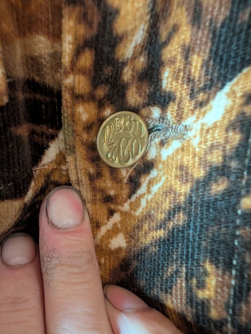 ネイバーフッド リアル ツリーカモフラージュ 迷彩 ベロア カバーオール