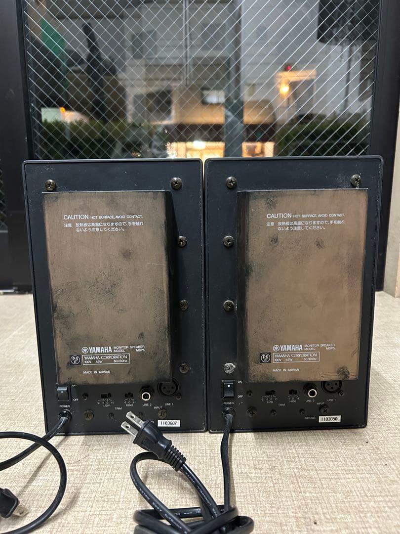 YAMAHA MSP5　モニタースピーカー　パワードスピーカー　ペア