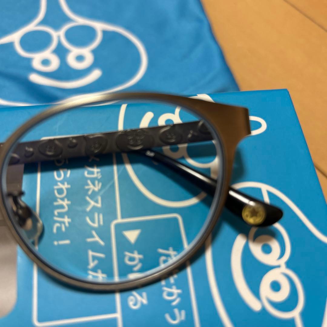 Zoff PC 度いりメガネ ケース付き　ドラクエコラボ　スライム