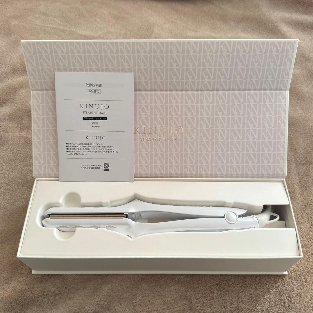 KINJURO ストレートヘアアイロン ホワイト