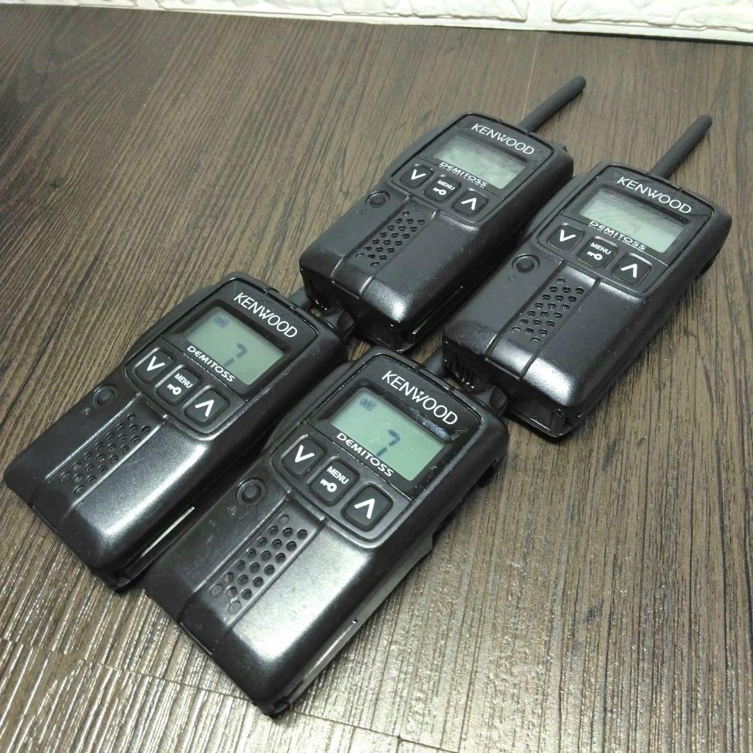 4台セット★KENWOOD UBZ-EA20R 特小トランシーバー インカム付