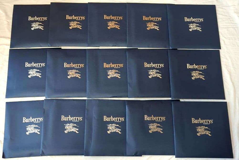 (未使用)Burberryハンカチ15枚セット